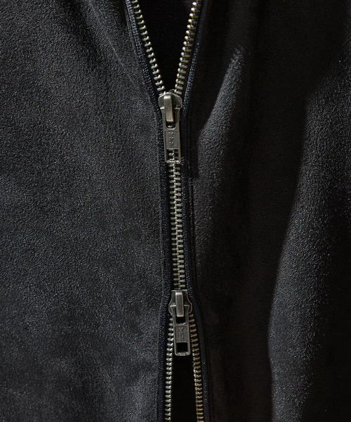 ABAHOUSE（アバハウス）の「【セットアップ対応】ネオスエード ライダースジャケット / ダンボールニット（ブルゾン・メンズ・ブラック/ライトグレー・46/44/48）」の20枚目の写真