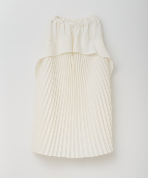 Muel Chic(ミュエルシック)の「Louis pleats skirt ルイスプリーツスカート(スカート・レディース・オフホワイト/ブラック/ベージュ・FREE)」の22枚目の写真