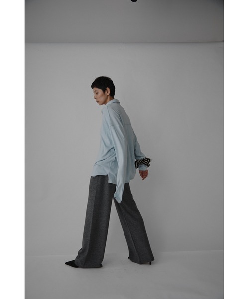 VION(ヴィオン)の「ブラッシュドジャージーパンツ / Brushed Jersey Pants(スウェットパンツ・レディース・ブラック/グレー・FREE)」の15枚目の写真