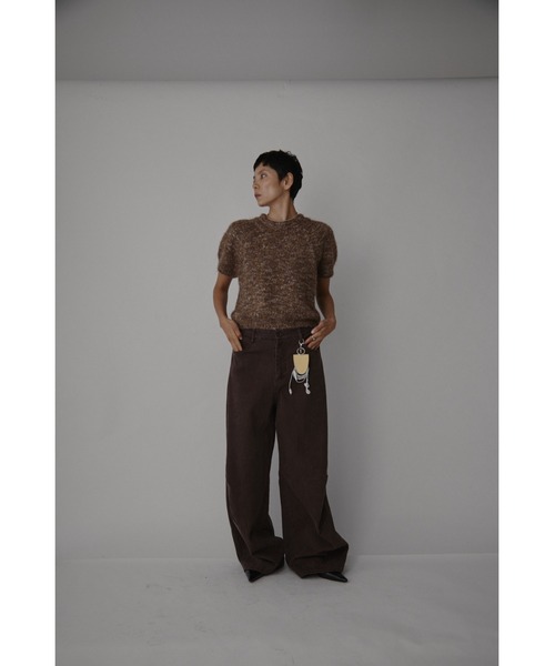 VION(ヴィオン)の「ブラッシュドジャージーパンツ / Brushed Jersey Pants(スウェットパンツ・レディース・ブラック/グレー・FREE)」の18枚目の写真
