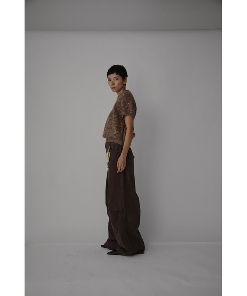 VION(ヴィオン)の「ブラッシュドジャージーパンツ / Brushed Jersey Pants(スウェットパンツ・レディース・ブラック/グレー・FREE)」の19枚目の写真