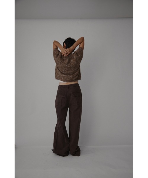 VION(ヴィオン)の「ブラッシュドジャージーパンツ / Brushed Jersey Pants(スウェットパンツ・レディース・ブラック/グレー・FREE)」の20枚目の写真