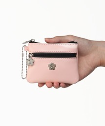 MARY QUANT（マリークワント）の「デイジーメタル 2ファスナーポーチミニミニ（ポーチ）」