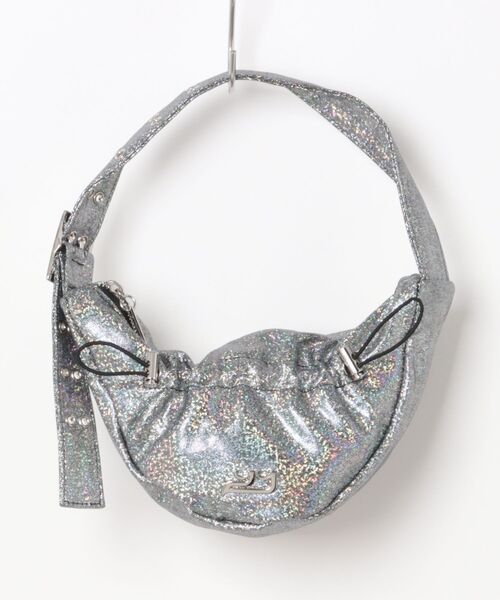 YIE YIE(イエイエ)の「YIE YIE/イエイエ/SASHA BAG GLITTER(ハンドバッグ・レディース・シルバー・F)」の1枚目の写真