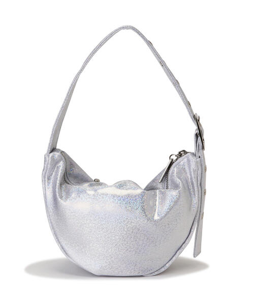 YIE YIE(イエイエ)の「YIE YIE/イエイエ/SASHA BAG GLITTER(ハンドバッグ・レディース・シルバー・F)」の3枚目の写真