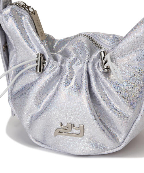 YIE YIE(イエイエ)の「YIE YIE/イエイエ/SASHA BAG GLITTER(ハンドバッグ・レディース・シルバー・F)」の7枚目の写真