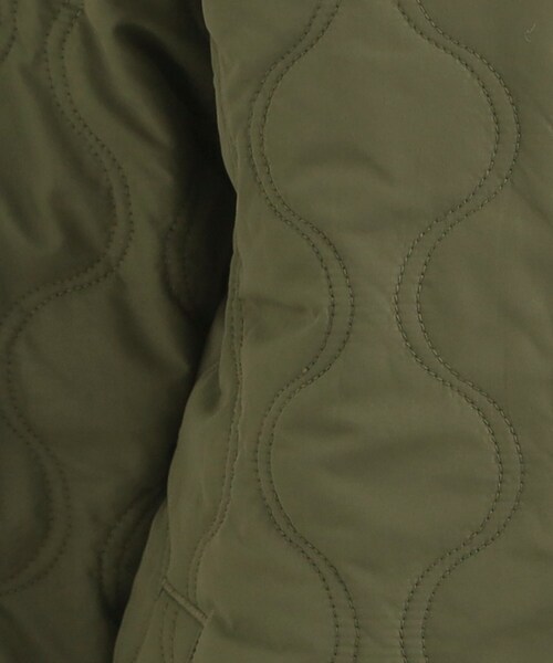 DRESKIP（ドレスキップ）の「【高レビュー/洗濯機可/撥水】大人のための キルトオーバーブルゾン（ブルゾン・レディース・ベージュ/ブラック/カーキ・01/02/03/04）」の11枚目の写真