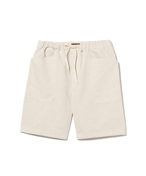 BEAMS F(ビームスエフ)の「*A VONTADE / コットンリネン ミリタリー デニム ショーツ(その他パンツ・メンズ・オフホワイト・LARGE/MEDIUM/SMALL)」の1枚目の写真