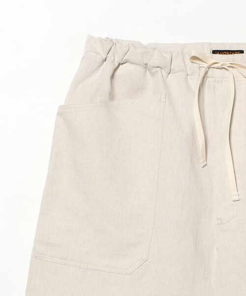 BEAMS F(ビームスエフ)の「*A VONTADE / コットンリネン ミリタリー デニム ショーツ(その他パンツ・メンズ・オフホワイト・LARGE/MEDIUM/SMALL)」の3枚目の写真