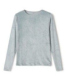 BASERANGE | BASERANGE ベロア ロングスリーブプルオーバー(Tシャツ/カットソー)