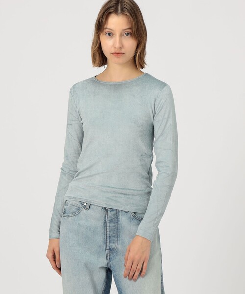 baserange ベロア　ロングスリーブT BASERANGE ベロア ロングスリーブプルオーバー（Tシャツ/カットソー