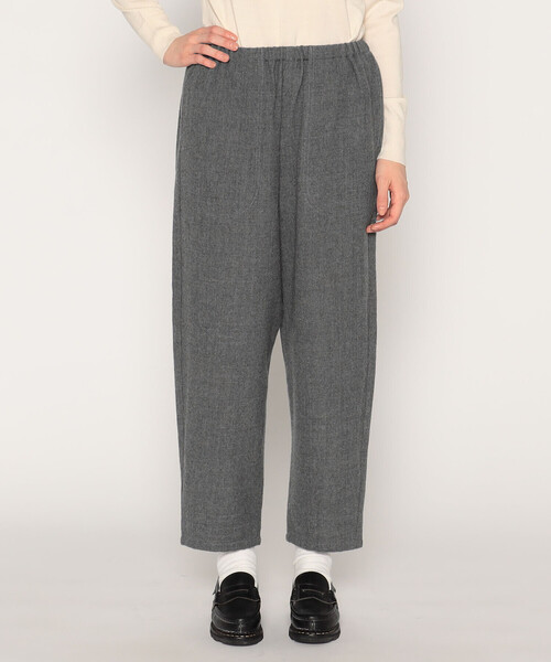 DANTON(ダントン)の「WOMEN'S WOOL EASY PANTS(その他パンツ・レディース・グレー/グレー系その他/モカ/ネイビー/グレー系その他2/パープル系その他・36/38)」の2枚目の写真