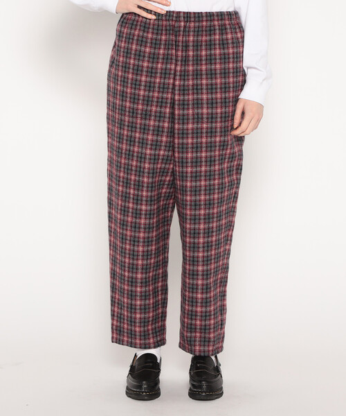 DANTON(ダントン)の「WOMEN'S WOOL EASY PANTS(その他パンツ・レディース・グレー/グレー系その他/モカ/ネイビー/グレー系その他2/パープル系その他・36/38)」の4枚目の写真