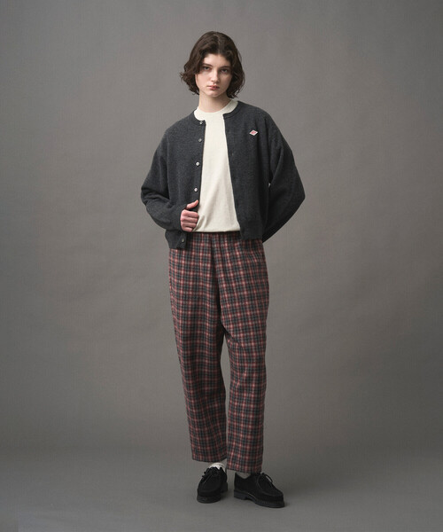 DANTON（ダントン）の「WOMEN'S WOOL EASY PANTS（その他パンツ・レディース・グレー/グレー系その他/モカ/ネイビー/グレー系その他2/パープル系その他・36/38）」の8枚目の写真