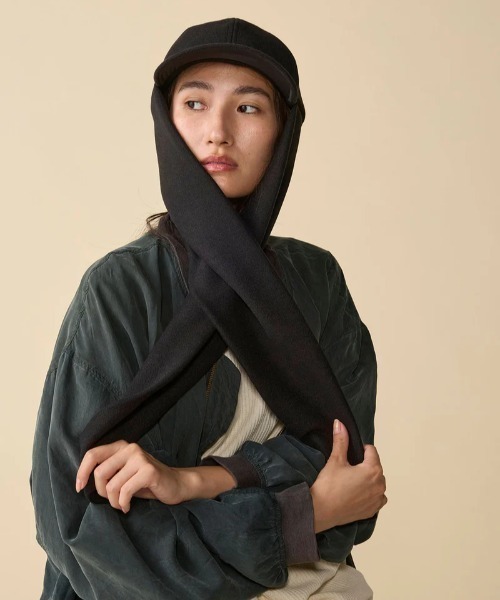 CPH（シーピーエイチ）の「CPH/シーピーエイチ/RABBIT CAP / WOOL LET（キャップ・レディース・ベージュ/ブラック・F）」の4枚目の写真