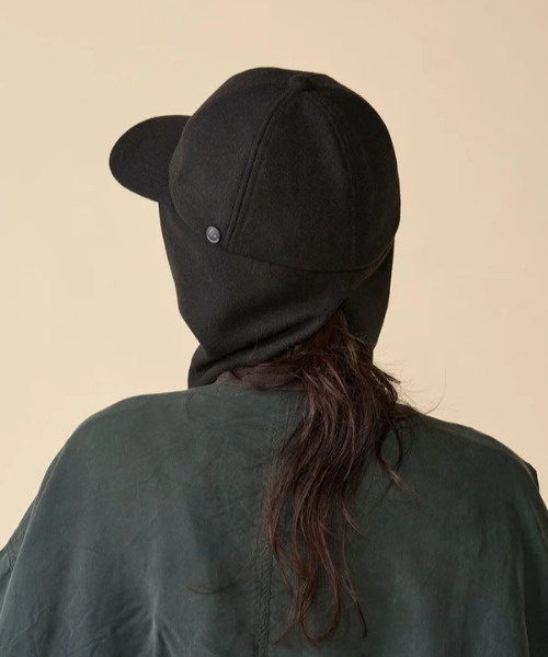 CPH（シーピーエイチ）の「CPH/シーピーエイチ/RABBIT CAP / WOOL LET（キャップ・レディース・ベージュ/ブラック・F）」の5枚目の写真