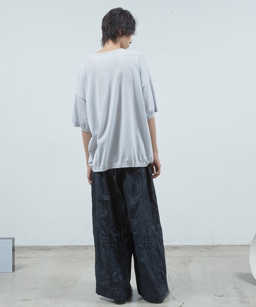 Dulcamara（ドゥルカマラ）の「ラフステッチワイドイージ ーPT（その他パンツ・メンズ・ネイビー/ミント・0/1）」の13枚目の写真