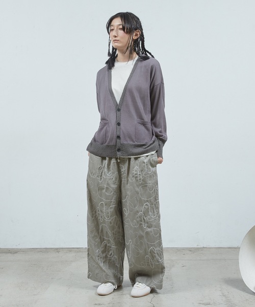 Dulcamara（ドゥルカマラ）の「ラフステッチワイドイージ ーPT（その他パンツ・メンズ・ネイビー/ミント・0/1）」の14枚目の写真