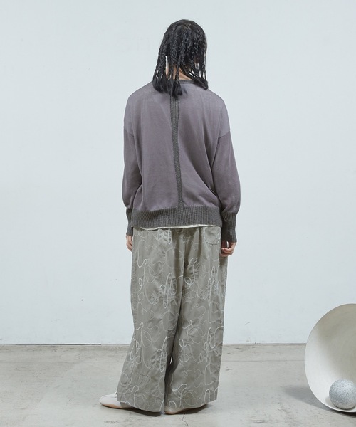 Dulcamara（ドゥルカマラ）の「ラフステッチワイドイージ ーPT（その他パンツ・メンズ・ネイビー/ミント・0/1）」の16枚目の写真