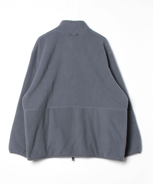 NEW BALANCE(ニューバランス)の「ハイパイル ジャケット(ブルゾン・メンズ・グレー/ライトグリーン・MEDIUM/LARGE/X-LARGE/XX-LARGE/SMALL)」の3枚目の写真