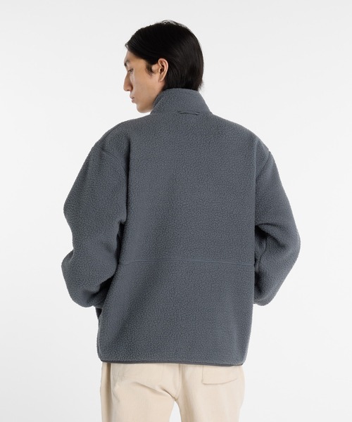 NEW BALANCE(ニューバランス)の「ハイパイル ジャケット(ブルゾン・メンズ・グレー/ライトグリーン・MEDIUM/LARGE/X-LARGE/XX-LARGE/SMALL)」の14枚目の写真