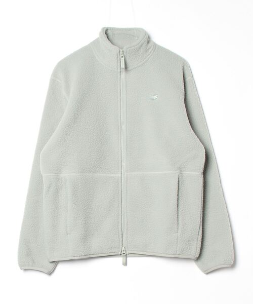 NEW BALANCE(ニューバランス)の「ハイパイル ジャケット(ブルゾン・メンズ・グレー/ライトグリーン・MEDIUM/LARGE/X-LARGE/XX-LARGE/SMALL)」の12枚目の写真