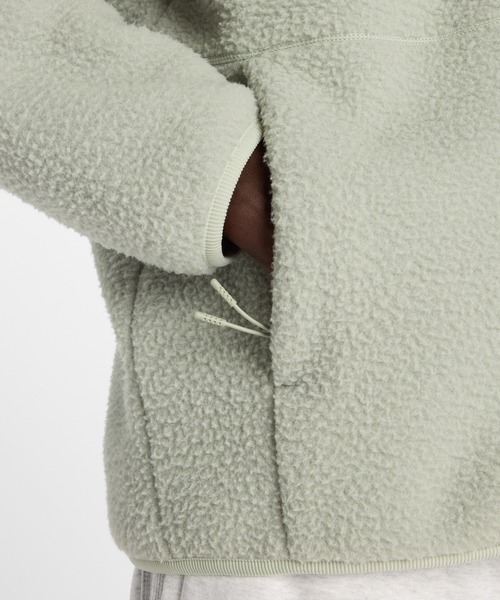 NEW BALANCE(ニューバランス)の「ハイパイル ジャケット(ブルゾン・メンズ・グレー/ライトグリーン・MEDIUM/LARGE/X-LARGE/XX-LARGE/SMALL)」の9枚目の写真