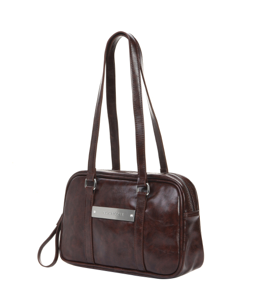 NICK&NICOLE(ニックアンドニコール)の「CRYSTAL LEATHER BOSTON BAG_RED BROWN(ショルダーバッグ・レディース・その他・FREE)」の2枚目の写真