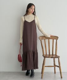 earth music&ecology | アソートサテンキャミワンピース(ワンピース)