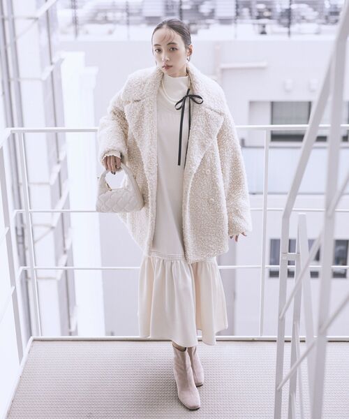 earth music&ecology（アースミュージックアンドエコロジー）の「アソートサテンキャミワンピース（ワンピース・レディース・ホワイト系その他2/グレー系その他5/ブラウン系その他5・FREE）」の20枚目の写真