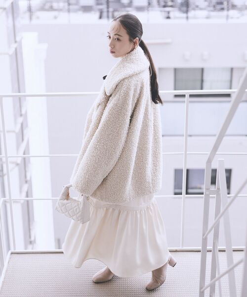 earth music&ecology（アースミュージックアンドエコロジー）の「アソートサテンキャミワンピース（ワンピース・レディース・ホワイト系その他2/グレー系その他5/ブラウン系その他5・FREE）」の19枚目の写真