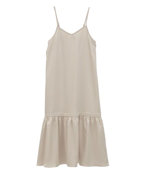 earth music&ecology（アースミュージックアンドエコロジー）の「アソートサテンキャミワンピース（ワンピース・レディース・ホワイト系その他2/グレー系その他5/ブラウン系その他5・FREE）」の6枚目の写真