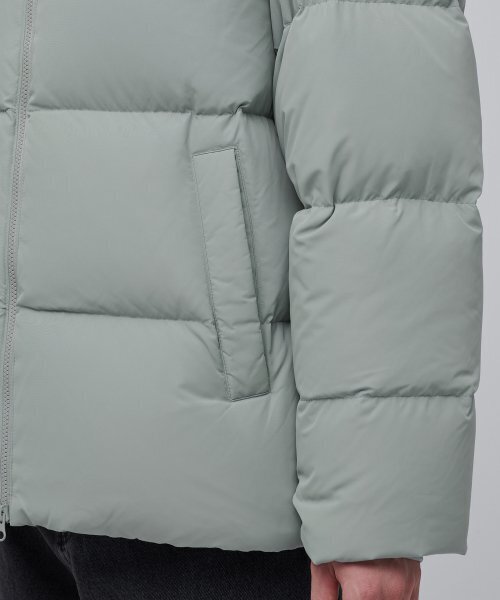 MUSINSA STANDARD（ムシンサスタンダード）の「ダウンパファーショートパッド入りジャケット[セージグレー]（ダウンジャケット/コート・メンズ・その他・SMALL/MEDIUM/LARGE）」の8枚目の写真