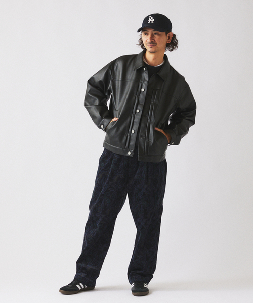 ペイズリープリント 6ウェル コーデュロイ イージーパンツ（その他