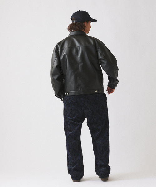 ペイズリープリント 6ウェル コーデュロイ イージーパンツ（その他