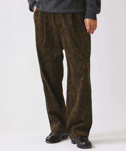 JOURNAL STANDARD relume（ジャーナルスタンダード　レリューム）の「ペイズリープリント 6ウェル コーデュロイ イージーパンツ（その他パンツ・メンズ・チャコールグレー/カーキ/ベージュ系その他・SMALL/MEDIUM/LARGE）」の13枚目の写真