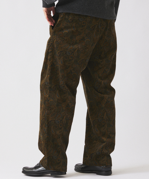 JOURNAL STANDARD relume（ジャーナルスタンダード　レリューム）の「ペイズリープリント 6ウェル コーデュロイ イージーパンツ（その他パンツ・メンズ・チャコールグレー/カーキ/ベージュ系その他・SMALL/MEDIUM/LARGE）」の14枚目の写真