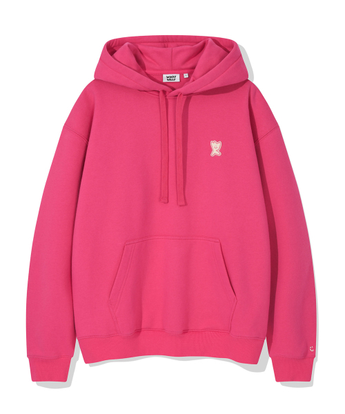 Wacky WiLLy（ワッキーウィリー）の「ワッペン裏起毛フードピンク（パーカー・レディース・その他・SMALL/MEDIUM/LARGE/X-LARGE）」の2枚目の写真