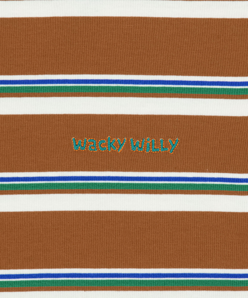 Wacky WiLLy(ワッキーウィリー)の「マルチストライプ半袖Tシャツブラウン(Tシャツ/カットソー・レディース・その他・LARGE/X-LARGE/SMALL/MEDIUM)」の5枚目の写真
