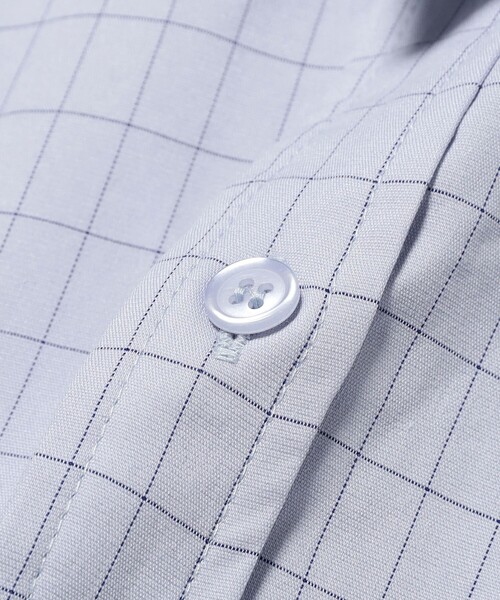 Sister Jane(シスタージェーン)の「Sister Jane / Jules Check Bows Shirt(シャツ/ブラウス・レディース・サックスブルー・X-SMALL)」の6枚目の写真