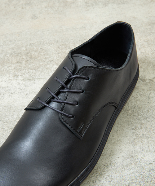 PADRONE（パドローネ）の「PADRONE パドローネ / Ex. DERBY PLAIN TOE SHOES 別注クロームレザー外羽根プレーントゥレザーシューズ / PA7043-2004（ドレスシューズ・メンズ・ブラック・40/41/42）」の7枚目の写真