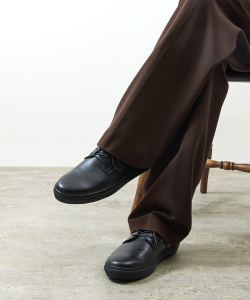 PADRONE（パドローネ）の「PADRONE パドローネ / Ex. DERBY PLAIN TOE SHOES 別注クロームレザー外羽根プレーントゥレザーシューズ / PA7043-2004（ドレスシューズ・メンズ・ブラック・40/41/42）」の16枚目の写真