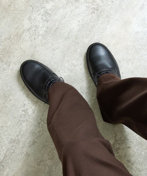 PADRONE（パドローネ）の「PADRONE パドローネ / Ex. DERBY PLAIN TOE SHOES 別注クロームレザー外羽根プレーントゥレザーシューズ / PA7043-2004（ドレスシューズ・メンズ・ブラック・40/41/42）」の19枚目の写真