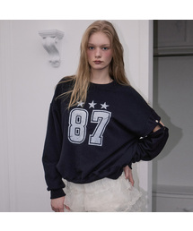No.87 Star Sweatshirt [Navy]