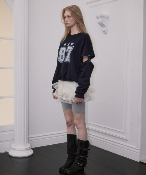 ROSEFRANTZ（ロゼフランツ）の「No.87 Star Sweatshirt [Navy]（スウェット・レディース・ネイビー・OS）」の3枚目の写真