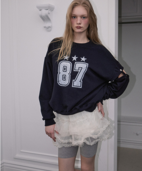 ROSEFRANTZ（ロゼフランツ）の「No.87 Star Sweatshirt [Navy]（スウェット・レディース・ネイビー・OS）」の5枚目の写真