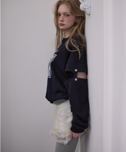 ROSEFRANTZ（ロゼフランツ）の「No.87 Star Sweatshirt [Navy]（スウェット・レディース・ネイビー・OS）」の6枚目の写真