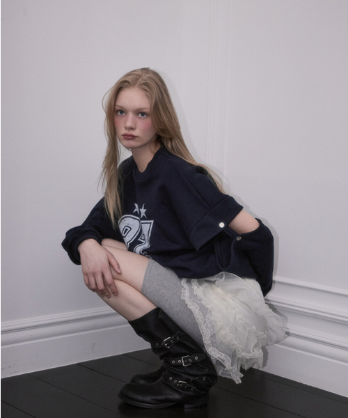 ROSEFRANTZ（ロゼフランツ）の「No.87 Star Sweatshirt [Navy]（スウェット・レディース・ネイビー・OS）」の8枚目の写真