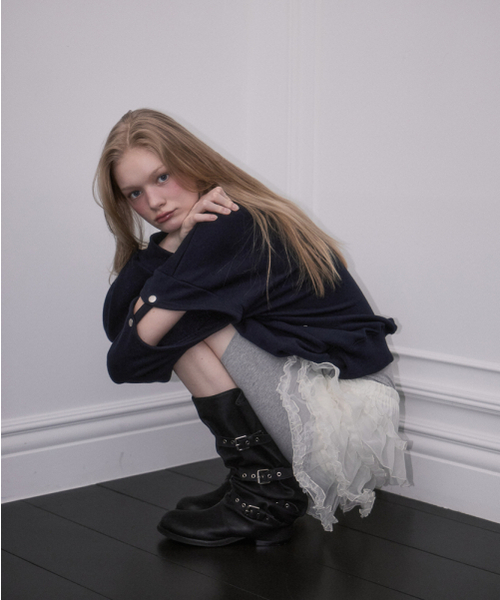 ROSEFRANTZ（ロゼフランツ）の「No.87 Star Sweatshirt [Navy]（スウェット・レディース・ネイビー・OS）」の9枚目の写真
