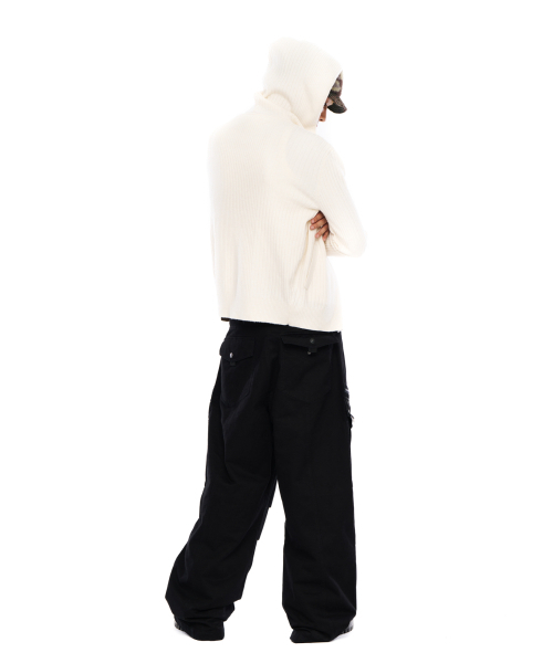 AAKAM（アーカム）の「AKM Knit Zip-Up Hoodie (Ivory)（パーカー・レディース・その他・1/2）」の7枚目の写真